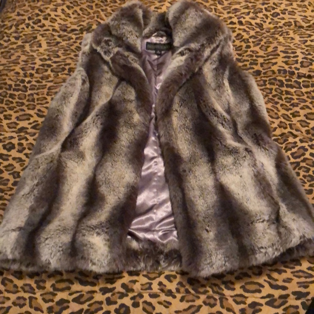 Faux fur vest